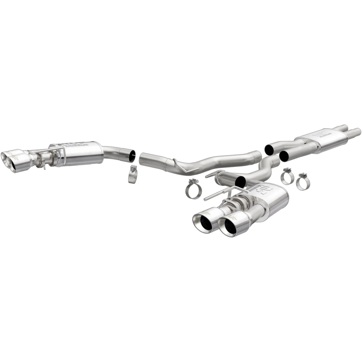 Street Series Stainless Cat-Back System MagnaFlow Exhaust Products Exhaust System Kit  AXOPROS