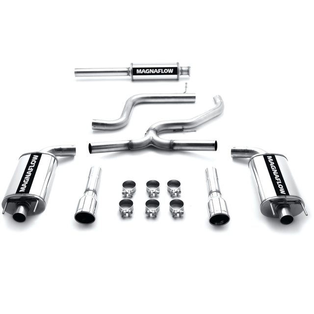 Street Series Stainless Cat-Back System MagnaFlow Exhaust Products Exhaust System Kit  AXOPROS