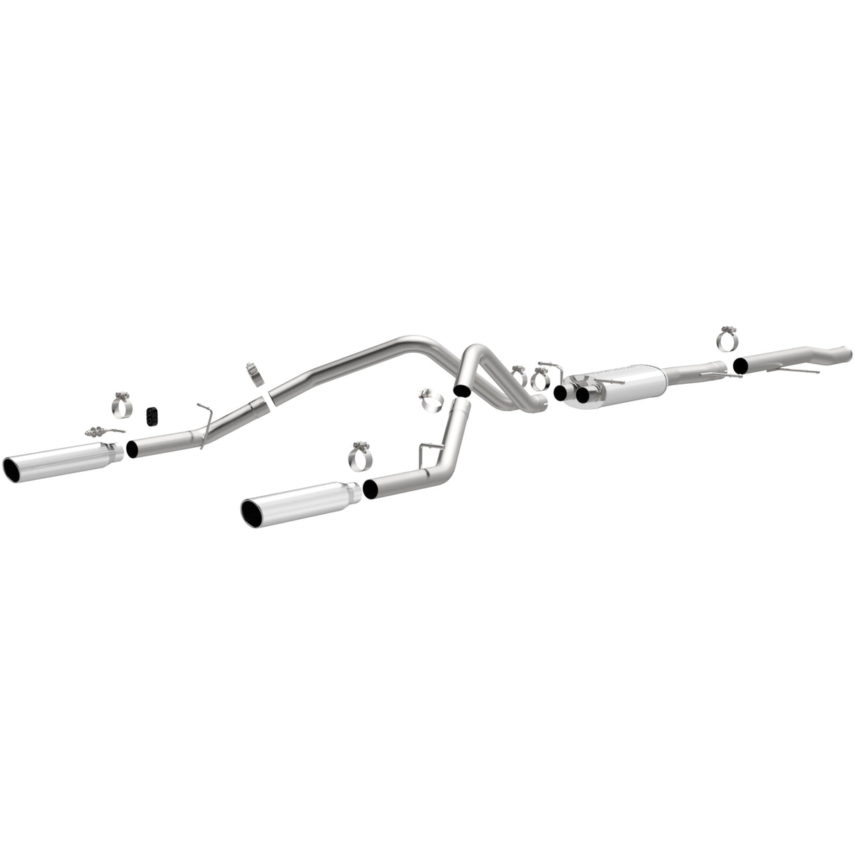 Street Series Stainless Cat-Back System MagnaFlow Exhaust Products Exhaust System Kit  AXOPROS