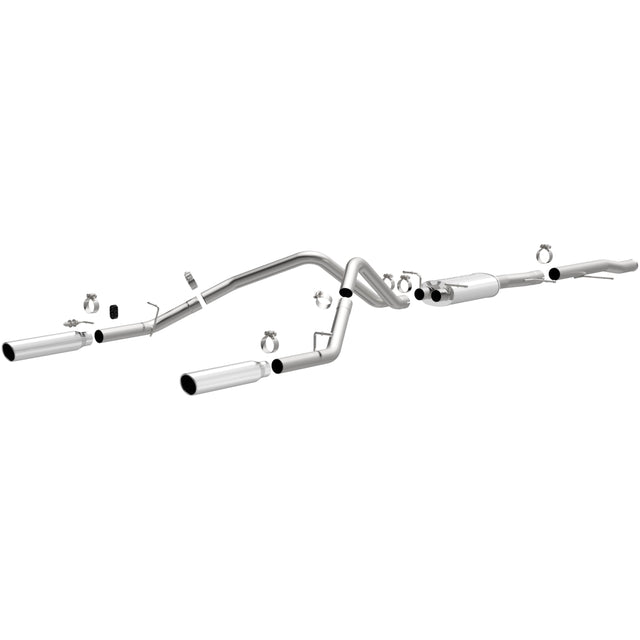 Street Series Stainless Cat-Back System MagnaFlow Exhaust Products Exhaust System Kit  AXOPROS