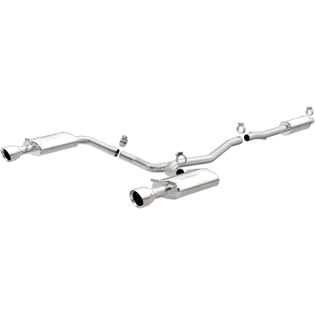 Street Series Stainless Cat-Back System MagnaFlow Exhaust Products Exhaust System Kit  AXOPROS