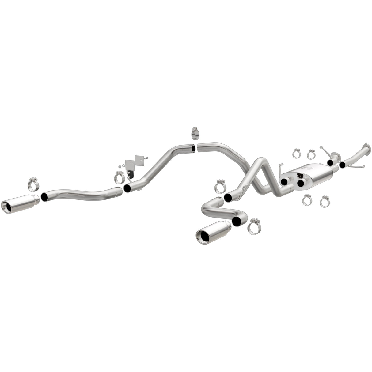 Street Series Stainless Cat-Back System MagnaFlow Exhaust Products Exhaust System Kit  AXOPROS