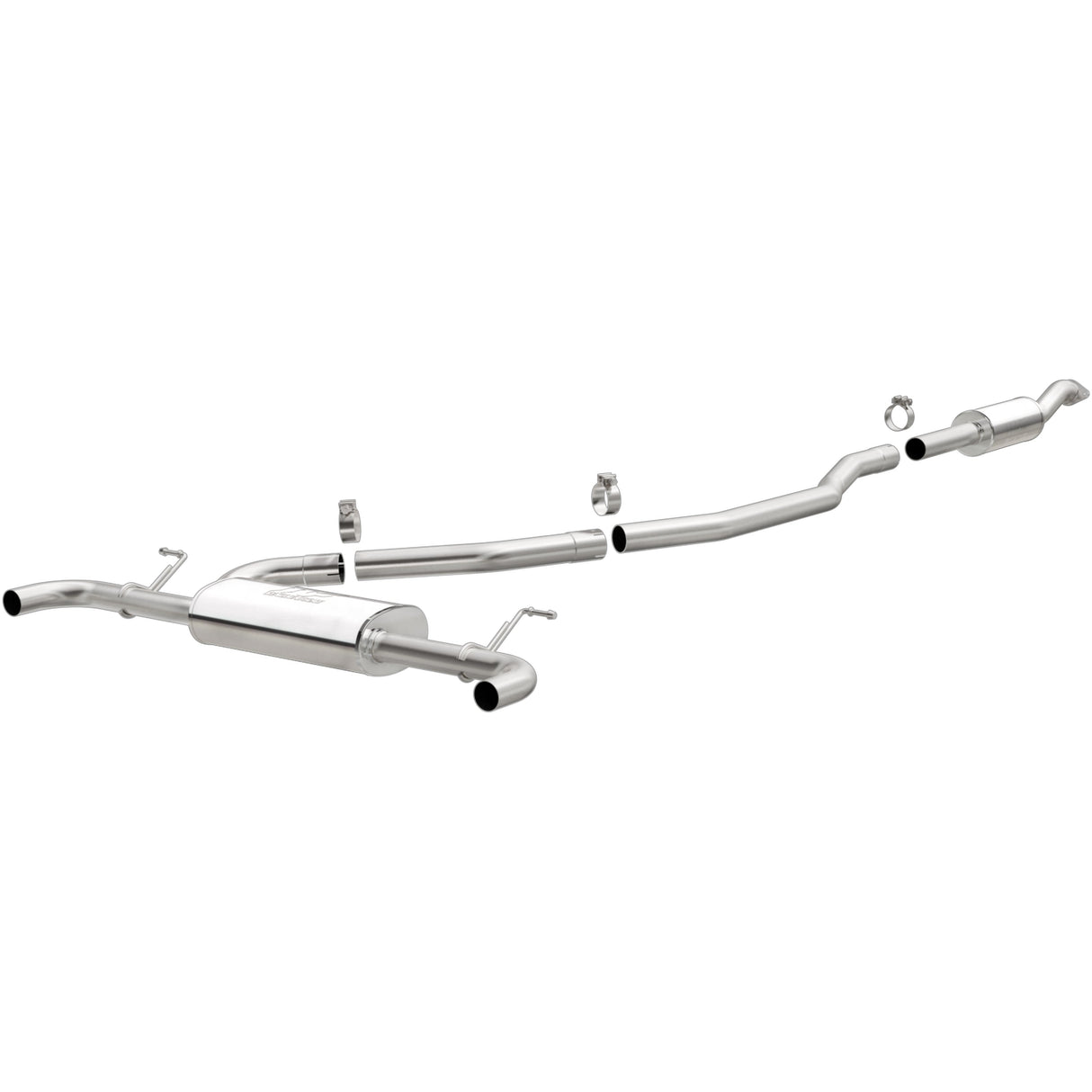 Street Series Stainless Cat-Back System MagnaFlow Exhaust Products Exhaust System Kit  AXOPROS