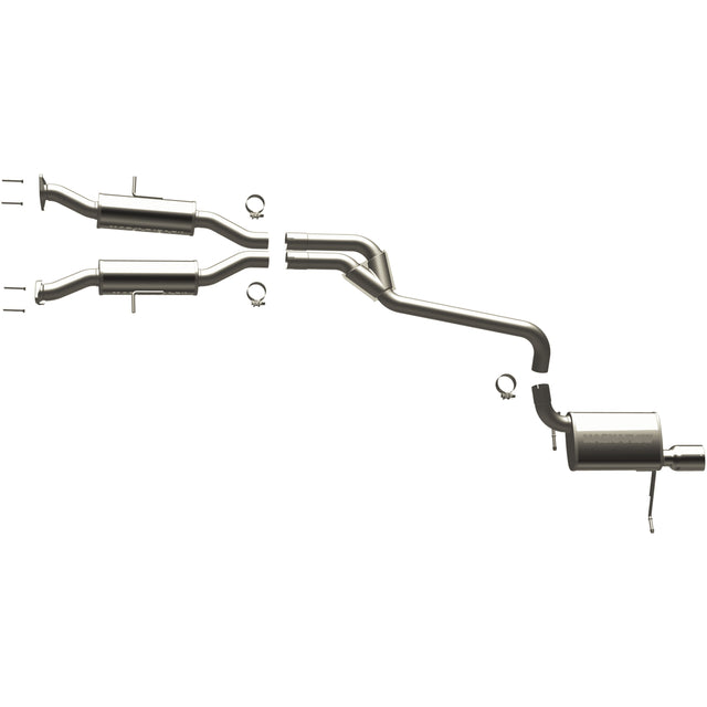 Street Series Stainless Cat-Back System MagnaFlow Exhaust Products Exhaust System Kit  AXOPROS