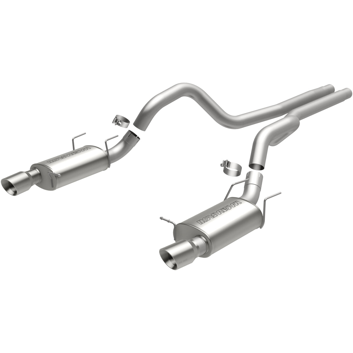 Street Series Stainless Cat-Back System MagnaFlow Exhaust Products Exhaust System Kit  AXOPROS