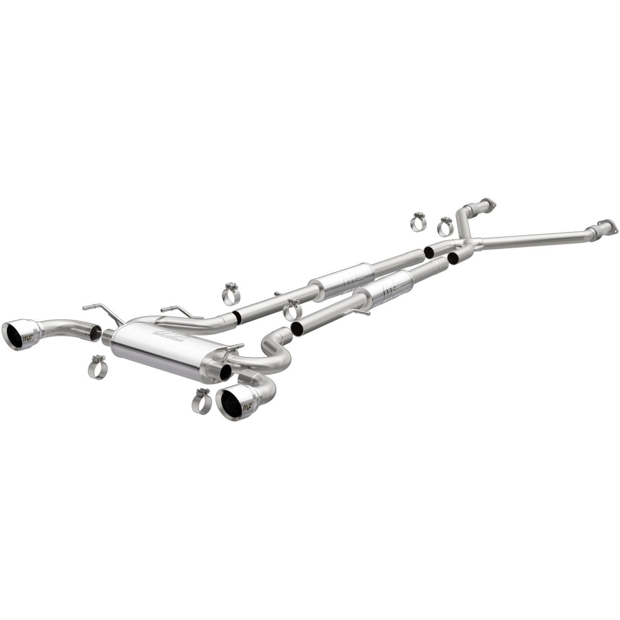 Street Series Stainless Cat-Back System MagnaFlow Exhaust Products Exhaust System Kit  AXOPROS
