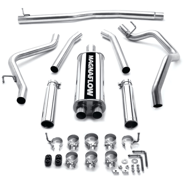 Street Series Stainless Cat-Back System MagnaFlow Exhaust Products Exhaust System Kit  AXOPROS