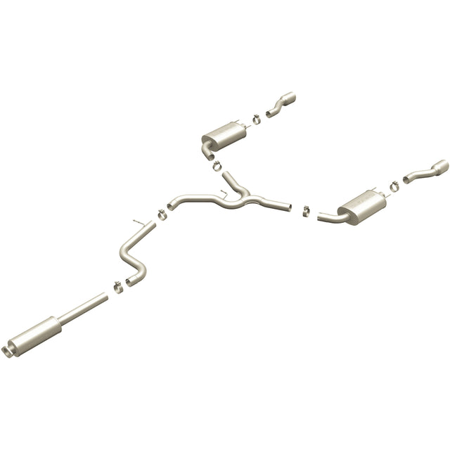 Street Series Stainless Cat-Back System MagnaFlow Exhaust Products Exhaust System Kit  AXOPROS
