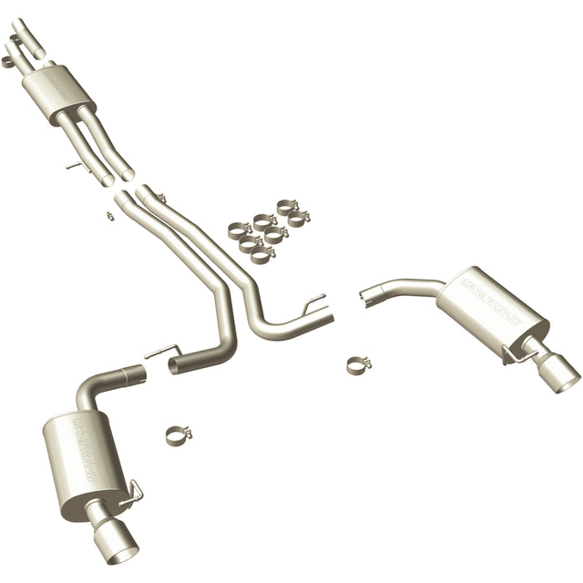 Street Series Stainless Cat-Back System MagnaFlow Exhaust Products Exhaust System Kit  AXOPROS