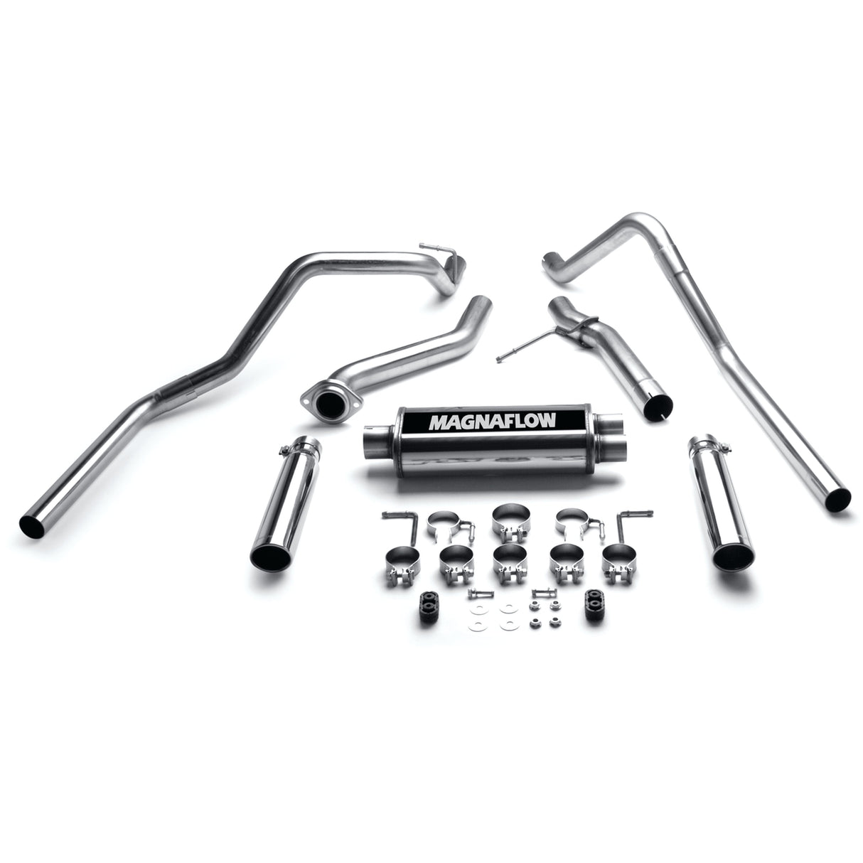 Street Series Stainless Cat-Back System MagnaFlow Exhaust Products Exhaust System Kit  AXOPROS