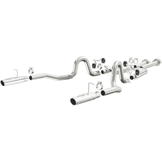 Street Series Stainless Cat-Back System MagnaFlow Exhaust Products Exhaust System Kit  AXOPROS
