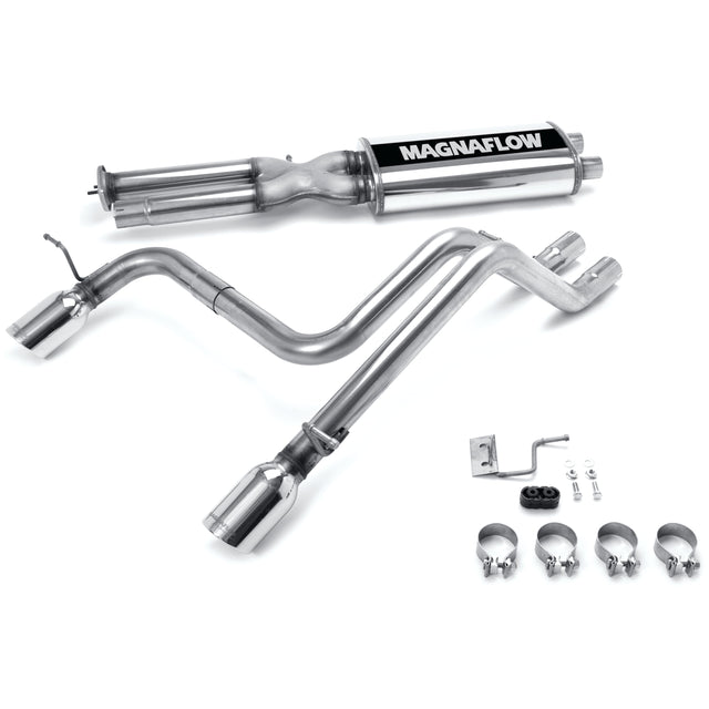 Street Series Stainless Cat-Back System MagnaFlow Exhaust Products Exhaust System Kit  AXOPROS