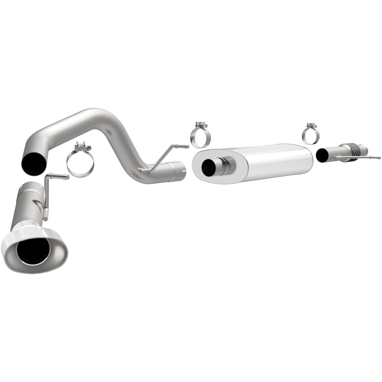 Street Series Stainless Cat-Back System MagnaFlow Exhaust Products Exhaust System Kit  AXOPROS