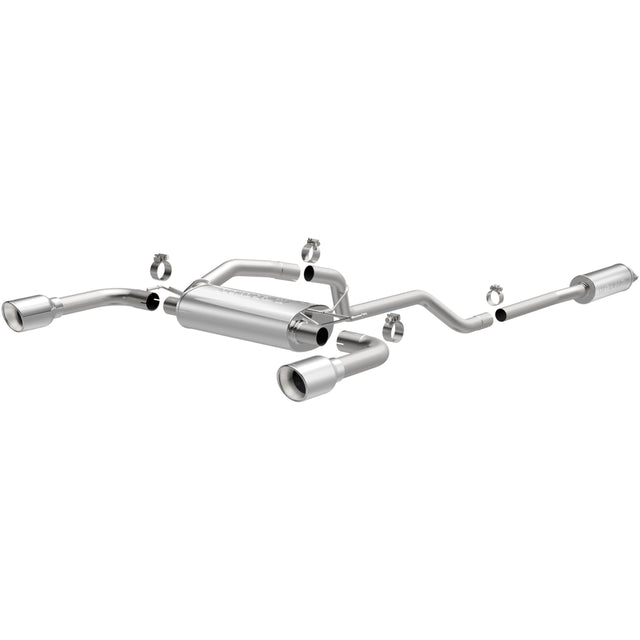 Street Series Stainless Cat-Back System MagnaFlow Exhaust Products Exhaust System Kit  AXOPROS