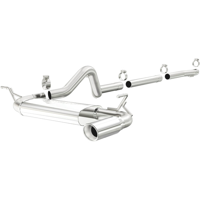 Street Series Stainless Cat-Back System MagnaFlow Exhaust Products Exhaust System Kit  AXOPROS
