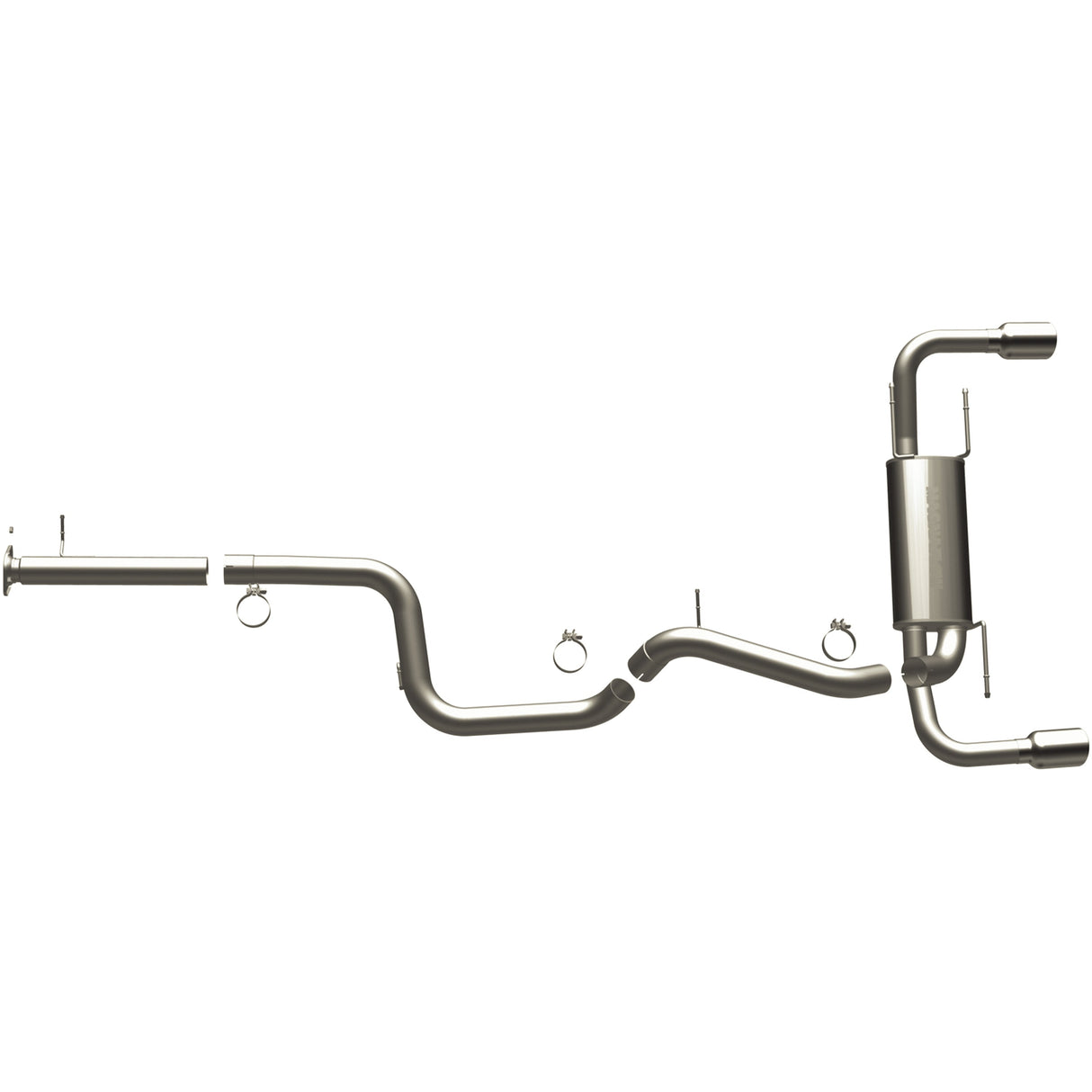 Street Series Stainless Cat-Back System MagnaFlow Exhaust Products Exhaust System Kit  AXOPROS