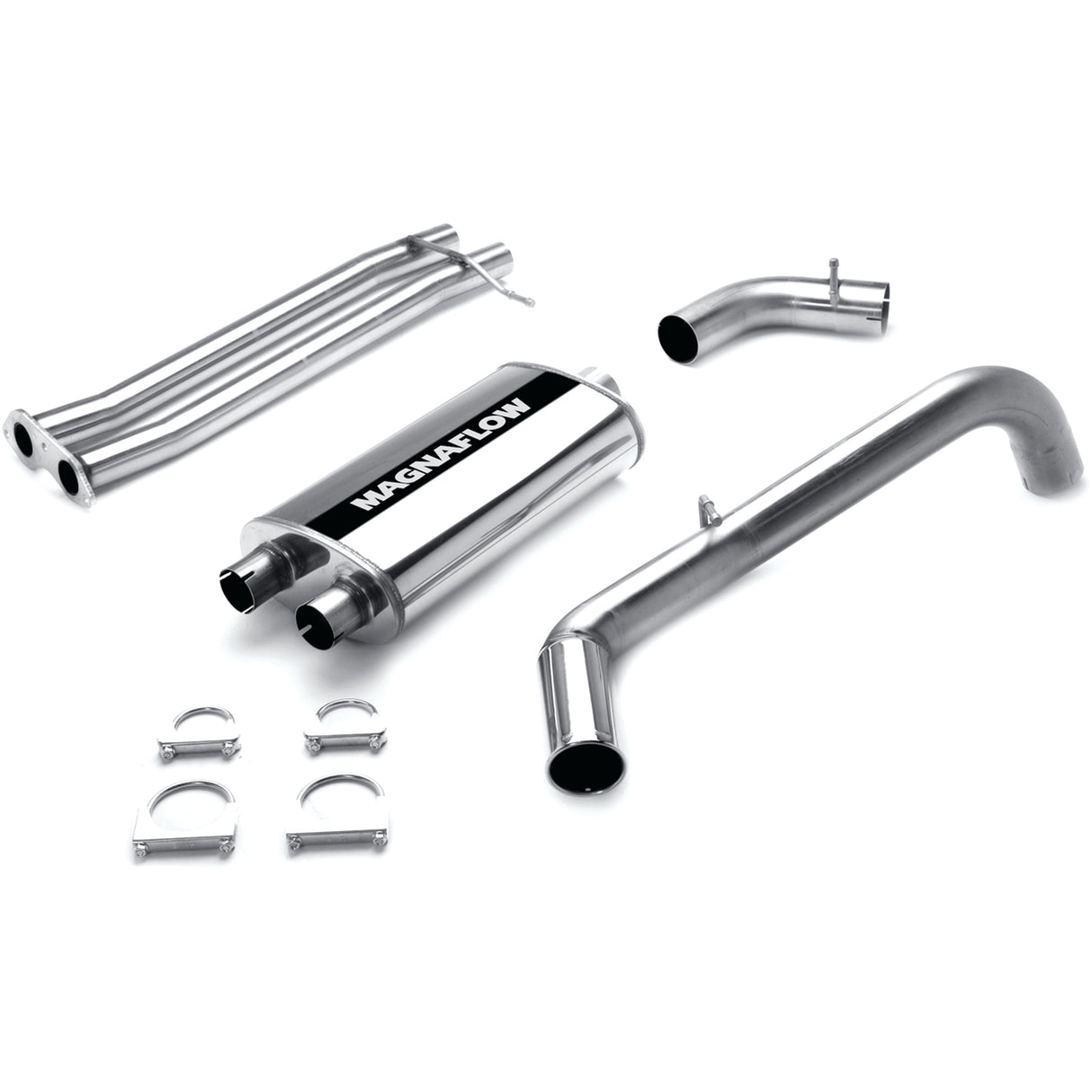 Street Series Stainless Cat-Back System MagnaFlow Exhaust Products Exhaust System Kit  AXOPROS