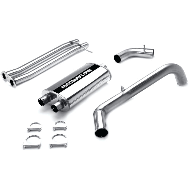 Street Series Stainless Cat-Back System MagnaFlow Exhaust Products Exhaust System Kit  AXOPROS