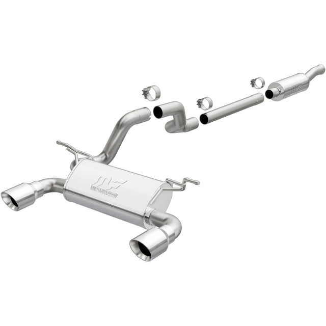 Street Series Stainless Cat-Back System MagnaFlow Exhaust Products Exhaust System Kit  AXOPROS