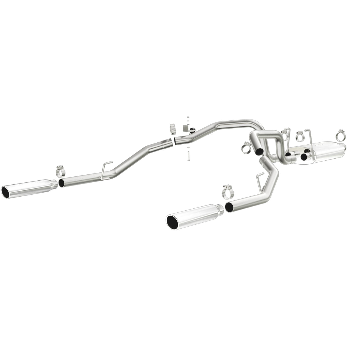 Street Series Stainless Cat-Back System MagnaFlow Exhaust Products Exhaust System Kit  AXOPROS