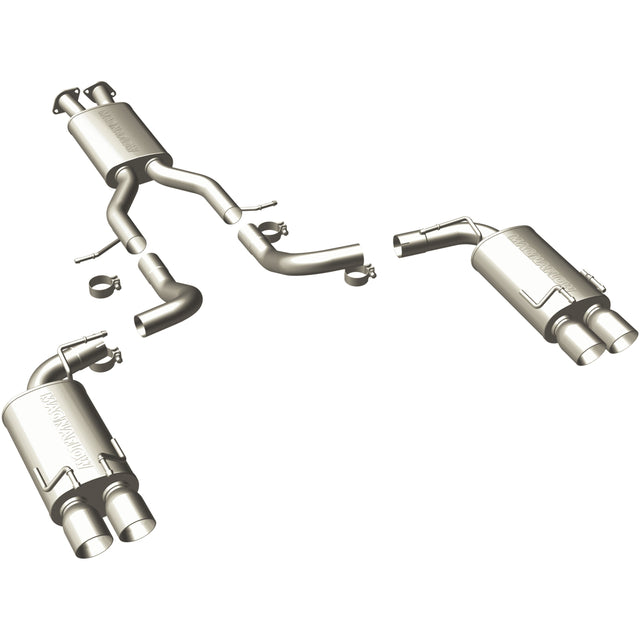 Street Series Stainless Cat-Back System MagnaFlow Exhaust Products Exhaust System Kit  AXOPROS