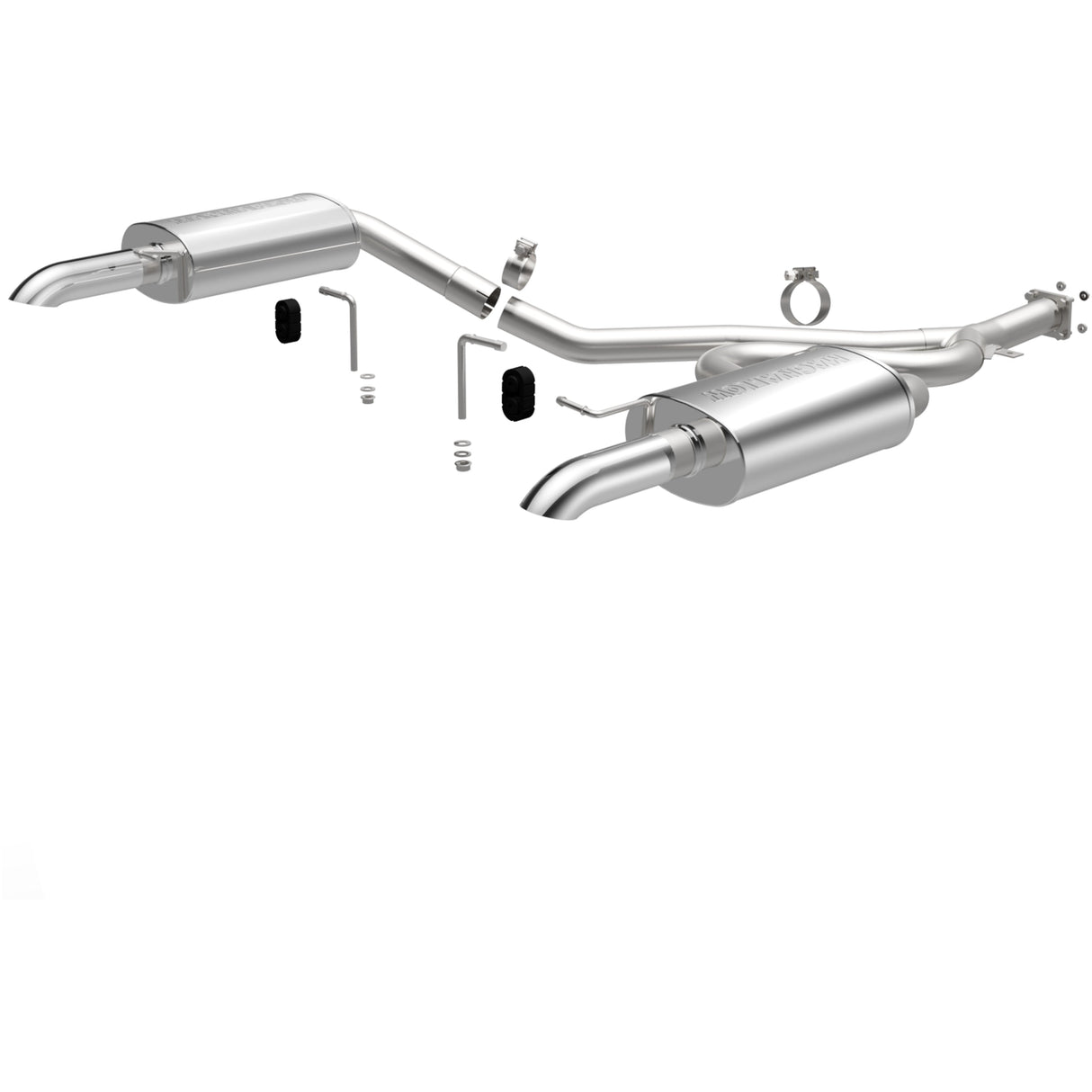 Street Series Stainless Cat-Back System MagnaFlow Exhaust Products Exhaust System Kit  AXOPROS