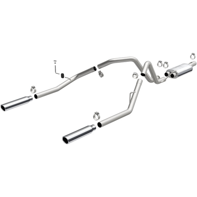 Street Series Stainless Cat-Back System MagnaFlow Exhaust Products Exhaust System Kit  AXOPROS