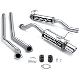 Street Series Stainless Cat-Back System MagnaFlow Exhaust Products Exhaust System Kit  AXOPROS