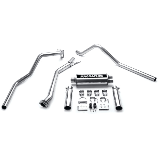 Street Series Stainless Cat-Back System MagnaFlow Exhaust Products Exhaust System Kit  AXOPROS