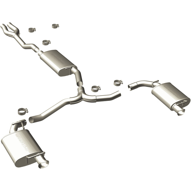 Street Series Stainless Cat-Back System MagnaFlow Exhaust Products Exhaust System Kit  AXOPROS