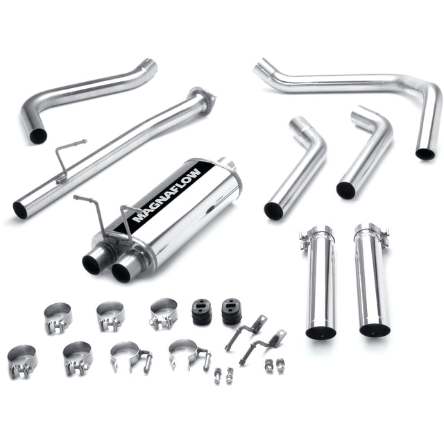 Street Series Stainless Cat-Back System MagnaFlow Exhaust Products Exhaust System Kit  AXOPROS