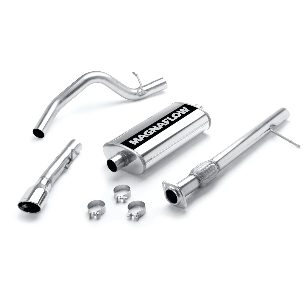Street Series Stainless Cat-Back System MagnaFlow Exhaust Products Exhaust System Kit  AXOPROS