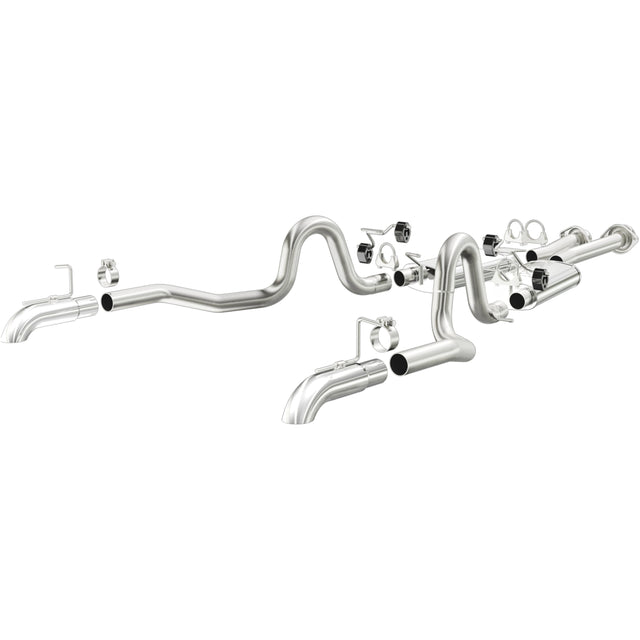 Street Series Stainless Cat-Back System MagnaFlow Exhaust Products Exhaust System Kit  AXOPROS