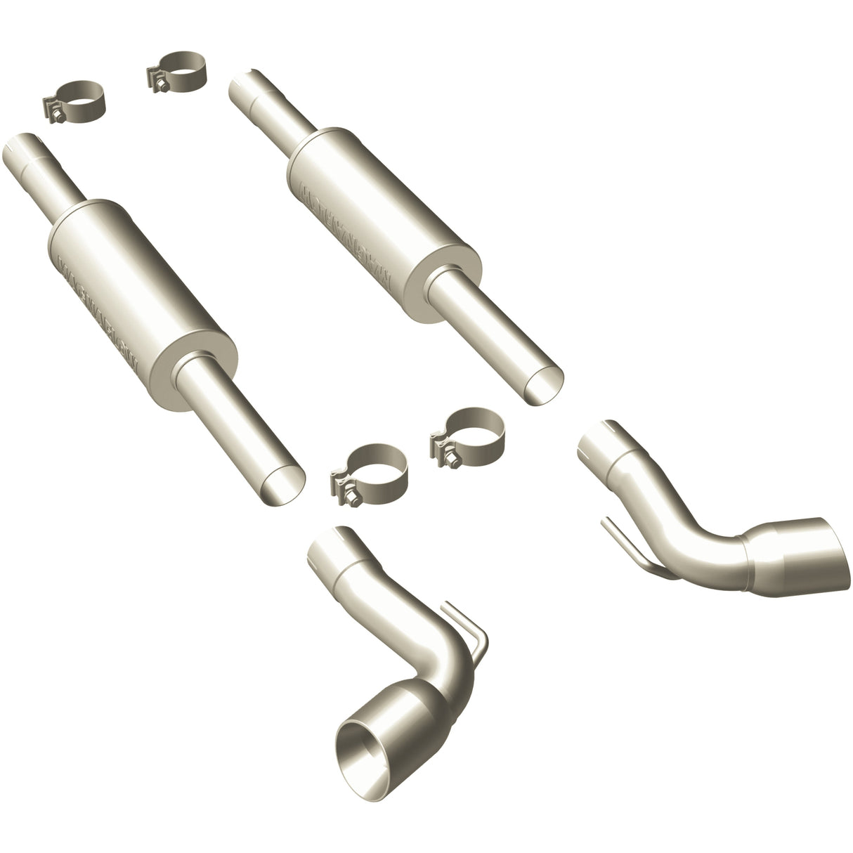 Street Series Stainless Cat-Back System MagnaFlow Exhaust Products Exhaust System Kit  AXOPROS