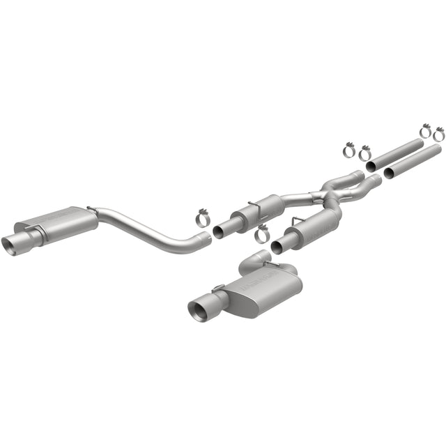 Street Series Stainless Cat-Back System MagnaFlow Exhaust Products Exhaust System Kit  AXOPROS