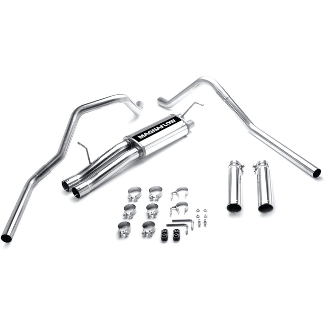 Street Series Stainless Cat-Back System MagnaFlow Exhaust Products Exhaust System Kit  AXOPROS