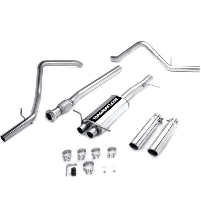 Street Series Stainless Cat-Back System MagnaFlow Exhaust Products Exhaust System Kit  AXOPROS