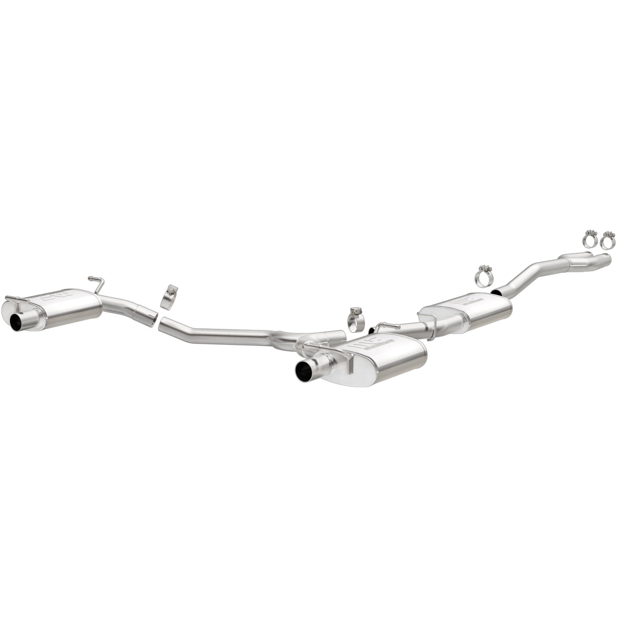 Street Series Stainless Cat-Back System MagnaFlow Exhaust Products Exhaust System Kit  AXOPROS