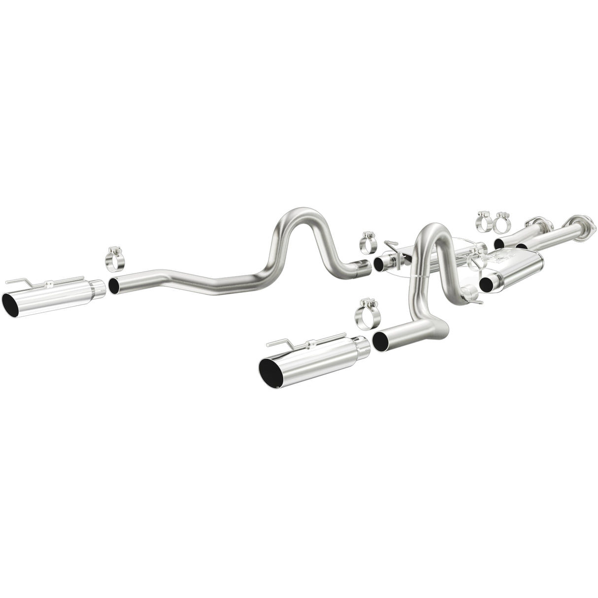 Street Series Stainless Cat-Back System MagnaFlow Exhaust Products Exhaust System Kit  AXOPROS