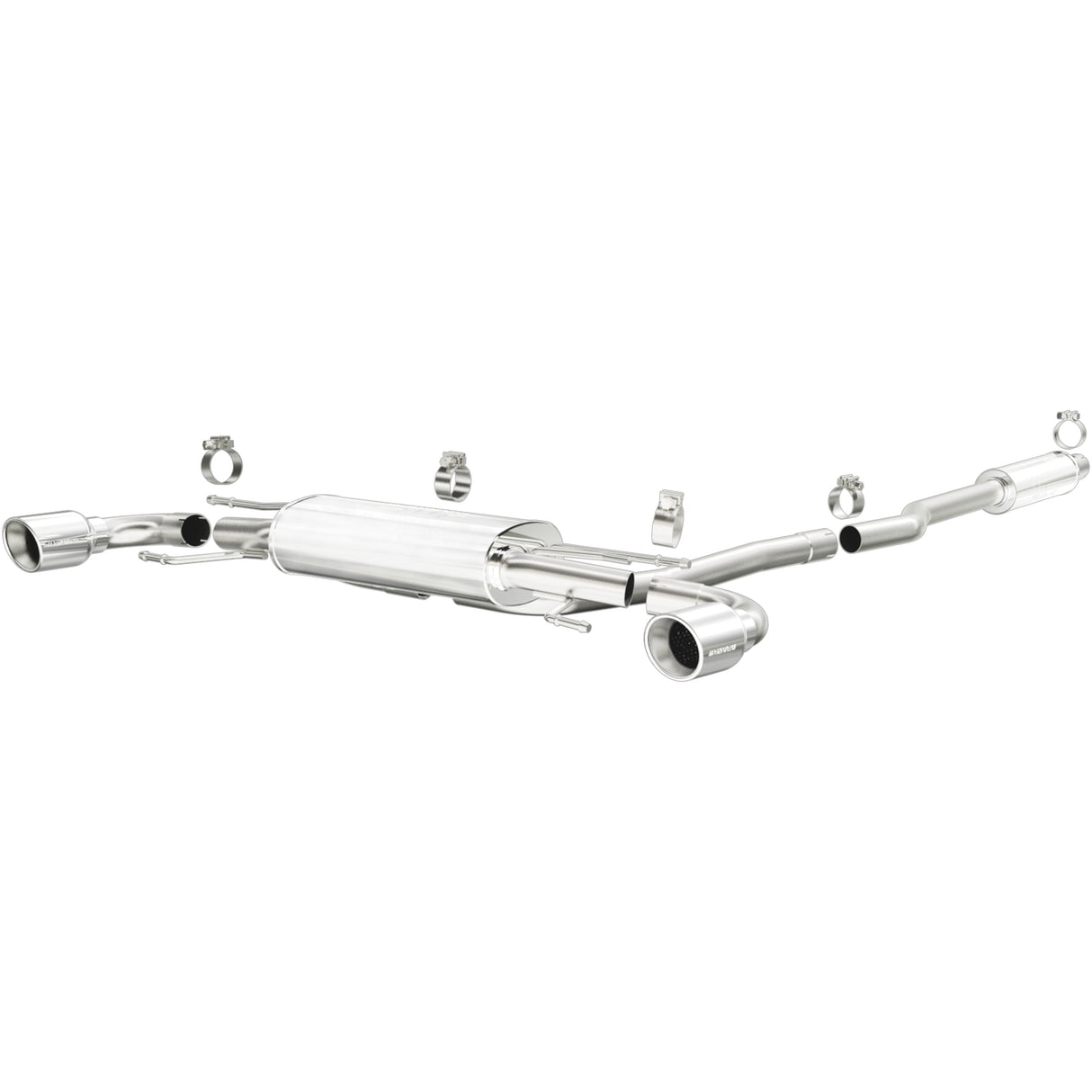 Street Series Stainless Cat-Back System MagnaFlow Exhaust Products Exhaust System Kit  AXOPROS