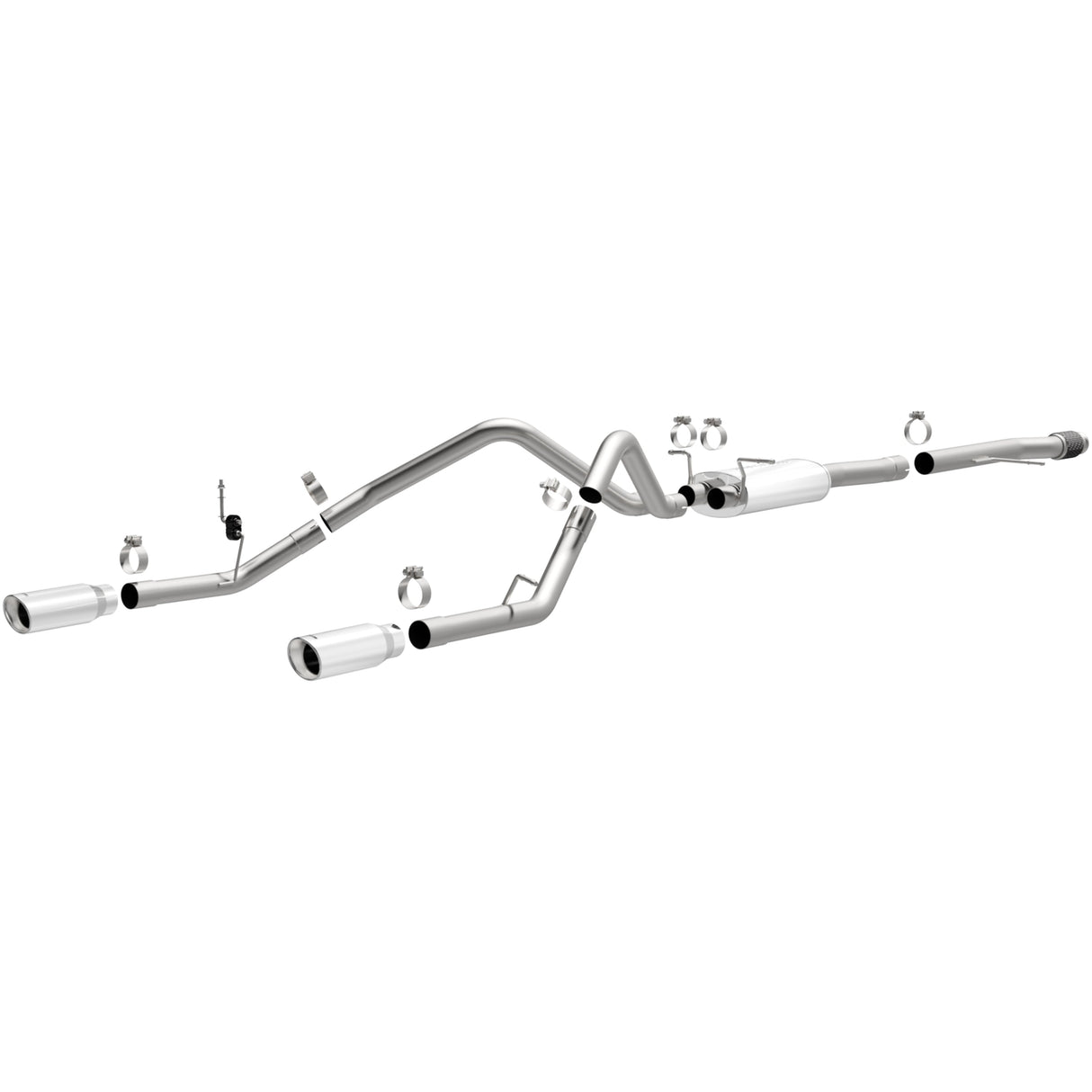 Street Series Stainless Cat-Back System MagnaFlow Exhaust Products Exhaust System Kit  AXOPROS