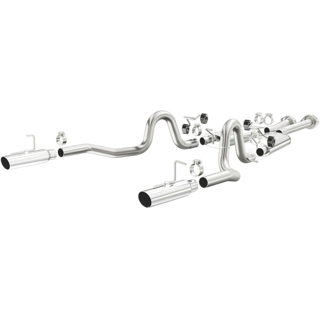 Street Series Stainless Cat-Back System MagnaFlow Exhaust Products Exhaust System Kit  AXOPROS