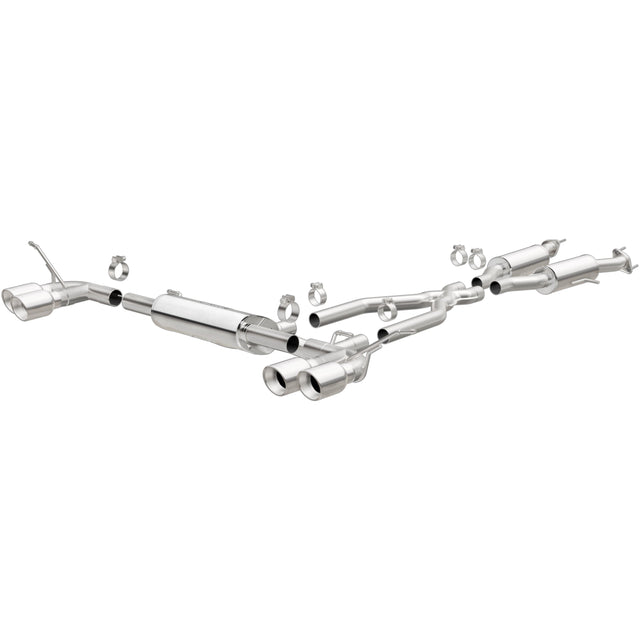 Street Series Stainless Cat-Back System MagnaFlow Exhaust Products Exhaust System Kit  AXOPROS
