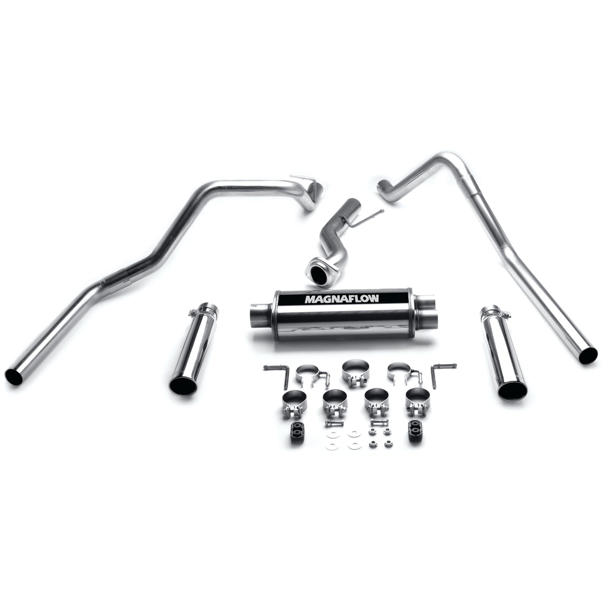 Street Series Stainless Cat-Back System MagnaFlow Exhaust Products Exhaust System Kit  AXOPROS