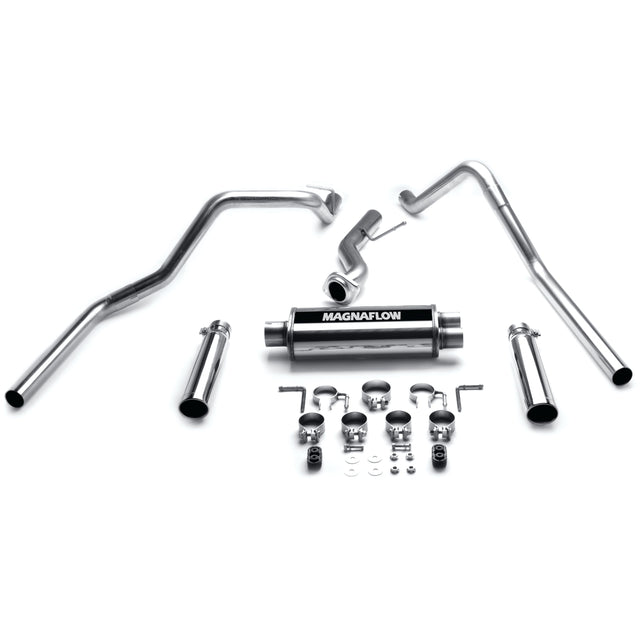 Street Series Stainless Cat-Back System MagnaFlow Exhaust Products Exhaust System Kit  AXOPROS