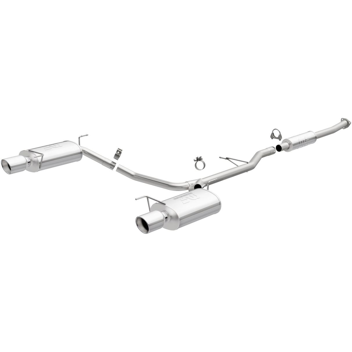 Street Series Stainless Cat-Back System MagnaFlow Exhaust Products Exhaust System Kit  AXOPROS