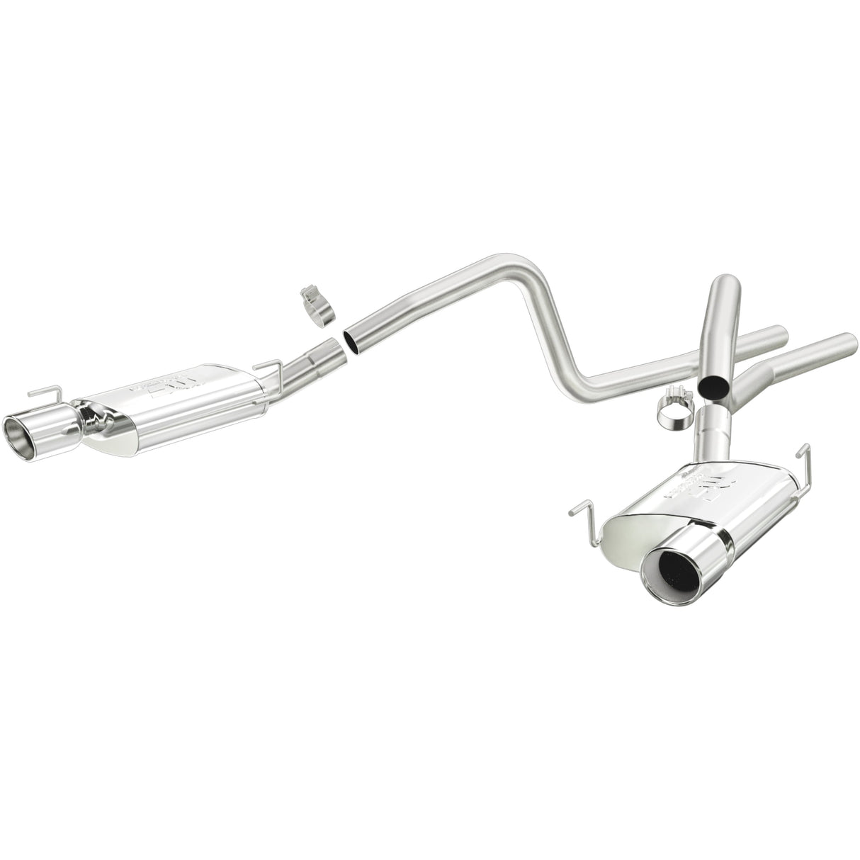 Street Series Stainless Cat-Back System MagnaFlow Exhaust Products Exhaust System Kit  AXOPROS