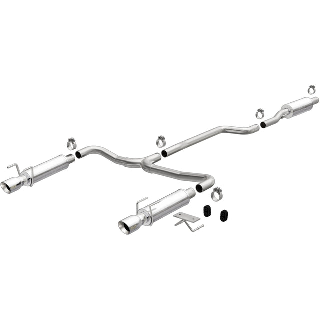 Street Series Stainless Cat-Back System MagnaFlow Exhaust Products Exhaust System Kit  AXOPROS