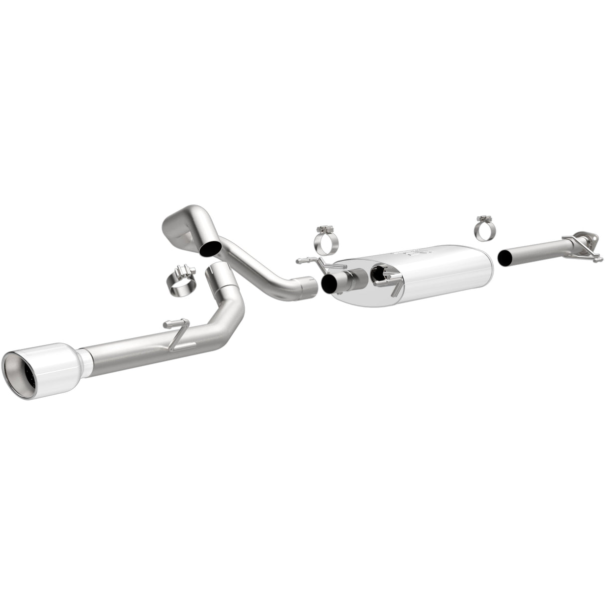 Street Series Stainless Cat-Back System MagnaFlow Exhaust Products Exhaust System Kit  AXOPROS