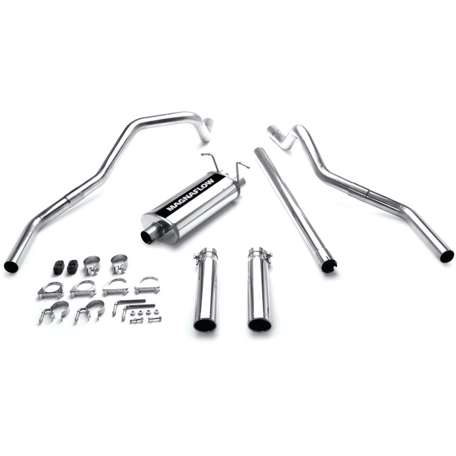 Street Series Stainless Cat-Back System MagnaFlow Exhaust Products Exhaust System Kit  AXOPROS